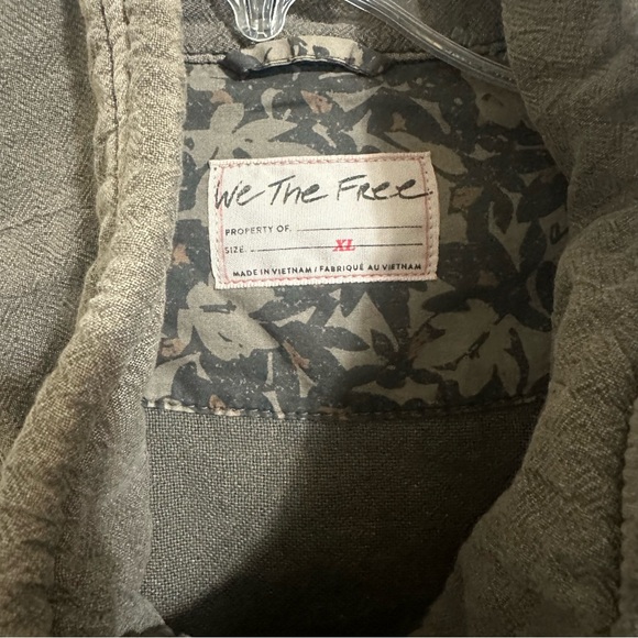 Free People Eyes on You Surplus Jacket XL Olive Green - Picture 5 of 8